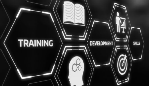 Training Webinar E-learning Skills Business Internet Technology Concept.